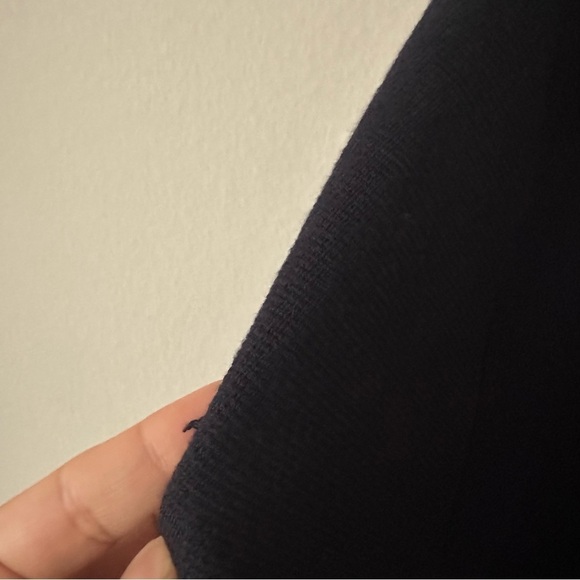 Aritzia Babaton Society Sweater Button Down Collar in Navy Medium - Picture 10 of 13